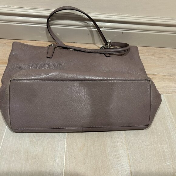 Womens Coach Madison H1380-26225 Lavender Pebbled Leather Shoulder Tote Handbag - Picture 6 of 16